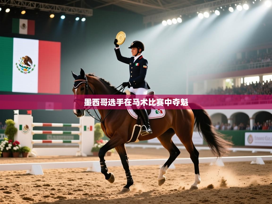 墨西哥选手在马术比赛中夺魁 第2张